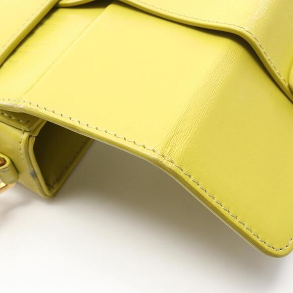 CHRISTIAN DIOR Yellow Leather Shoulder Bag - Picture 6 of 10
